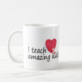 Ich unterrichte fantastische Kinder Kaffeetasse (Links)