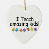 Ich unterrichte fantastische Kinder Keramik Ornament (Rechts)
