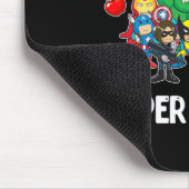 Ich unterrichte Future Super Heroes T-Shirt Gesche Mousepad (Ecke)