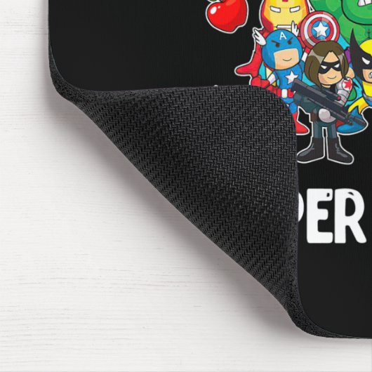 Ich unterrichte Future Super Heroes T-Shirt Gesche Mousepad (Ecke)