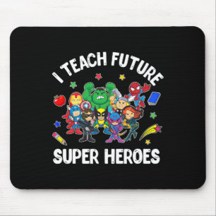 Ich unterrichte Future Super Heroes T-Shirt Gesche Mousepad