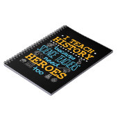 Ich unterrichte Geschichte, weil Wissenschaftslehr Notizblock (Linke Seite)