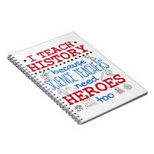 Ich unterrichte Geschichts Sozialstudien Lehrer He Notizblock (Rechte Seite)