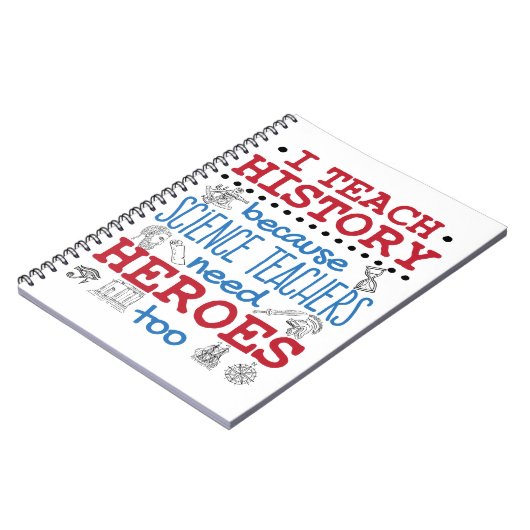 Ich unterrichte Geschichts Sozialstudien Lehrer He Notizblock (Linke Seite)