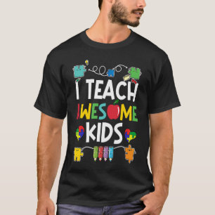 Ich unterrichte großartige Kinder Autismus-Bewusst T-Shirt
