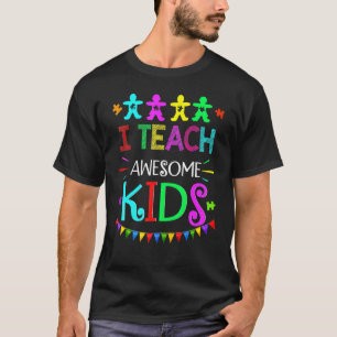 Ich unterrichte großartige Kinder Autismus-Bewusst T-Shirt