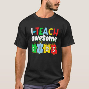 Ich unterrichte großartige Kinder Autismus-Bewusst T-Shirt