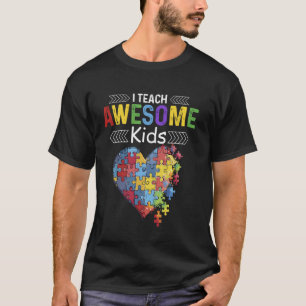 Ich unterrichte großartige Kinder Autismus Sonderp T-Shirt
