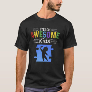 Ich unterrichte großartige Kinder Autismus-Sonderp T-Shirt