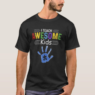 Ich unterrichte großartige Kinder Autismus Sonderp T-Shirt