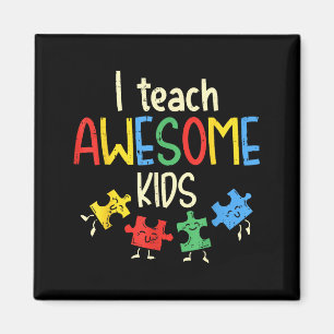Ich unterrichte großartige Kinder T-Shirt Autismus Magnet