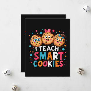 Ich unterrichte intelligente Cookies Rückkehr zur Feiertagskarte