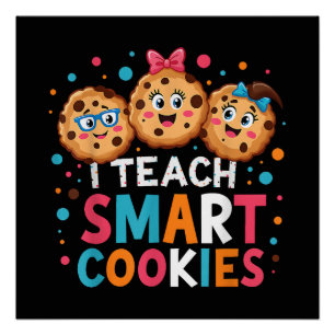 Ich unterrichte intelligente Cookies Rückkehr zur Poster