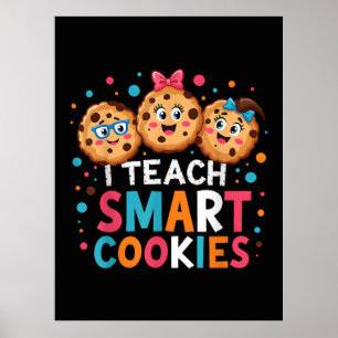 Ich unterrichte intelligente Cookies Rückkehr zur Poster