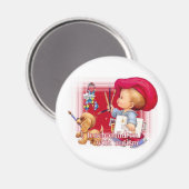 "Ich unterrichte Kinder mit Autismus" Magnet (Vorderseite/Rückseite)