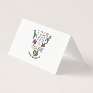 Ich unterrichte Kinder, um die Sprachentherapie zu Visitenkarten