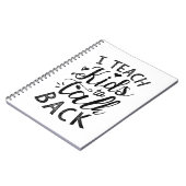 Ich unterrichte Kinder, um zurückzureden Notizblock (Linke Seite)