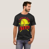 Ich unterrichte Kindern, Softball-Trainer und -Tra T-Shirt (Vorne ganz)