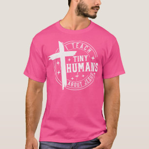 Ich unterrichte kleine Menschen über Jesus Sunday T-Shirt