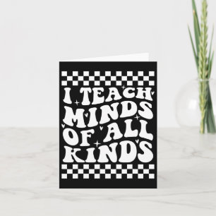 Ich unterrichte Minds aller Art - Bildung Tee Karte