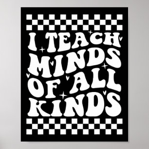 Ich unterrichte Minds aller Art - Bildung Tee Poster