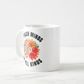Ich unterrichte Minds aller Art Kaffeetasse (Vorderseite Links)