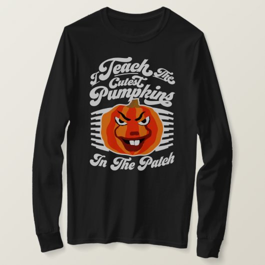 Ich unterrichte Niedliche Kürpen - Witziger Hallow T-Shirt (Design vorne)