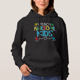 Ich unterrichte Phantastische Kinder-Autismus-Bewu Hoodie