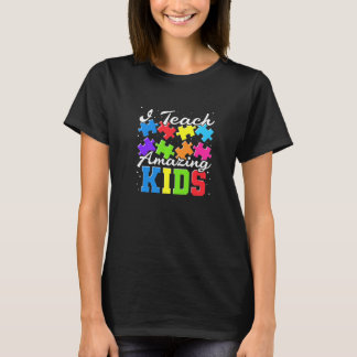 Ich unterrichte Phantastische Kinder-Autismus-Bewu T-Shirt