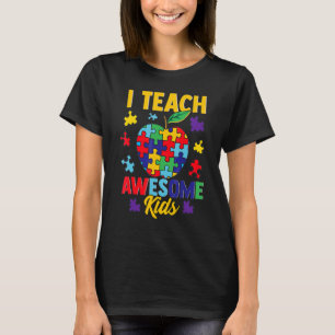Ich unterrichte Phantastische Kinder Autismus Bewu T-Shirt