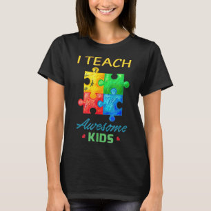 Ich unterrichte Phantastische Kinder Autismus Bewu T-Shirt