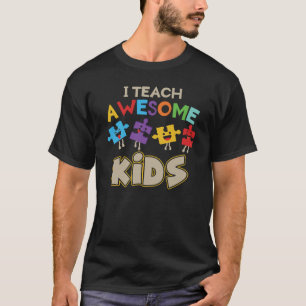 Ich unterrichte Phantastische Kinder Autismus Spez T-Shirt