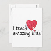 Ich unterrichte Phantastische Kinder Postkarte (Vorne/Hinten)