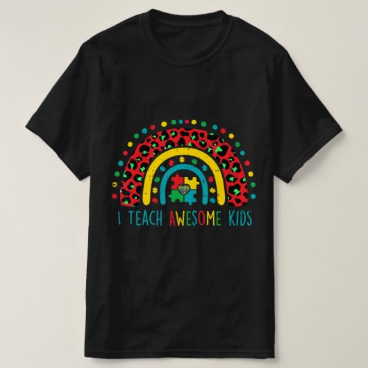 Ich unterrichte Phantastischen Shirts Autismus Bew (Design vorne)