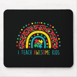 Ich unterrichte Phantastischen Shirts Autismus Bew Mousepad