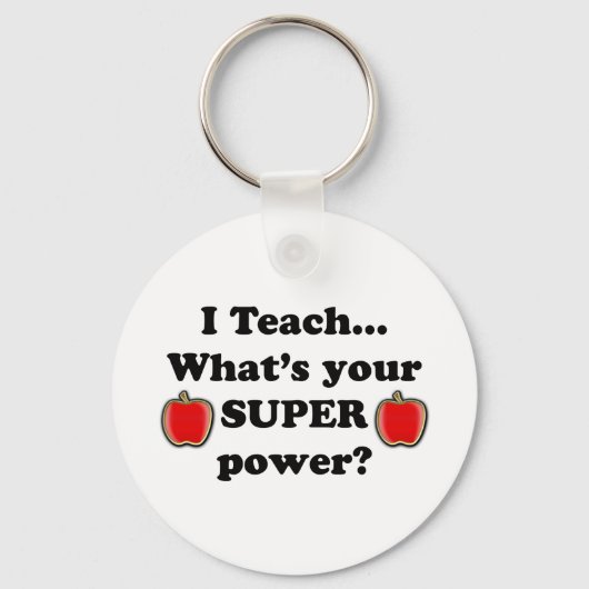 Ich unterrichte schlüsselanhänger (Vorderseite)