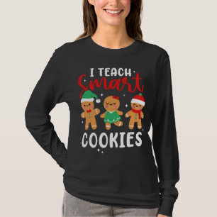Ich unterrichte Smart Cookies Lebkuchen Weihnachte T-Shirt