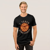 Ich unterrichte Smart Cookies Tri-Blend Shirt (Vorderseite voll)