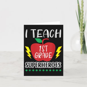 Ich unterrichte Superhelden der ersten Klasse wied Karte