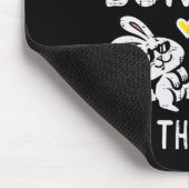 Ich unterrichte süßeste Kaninchen Patch Ostern Leh Mousepad (Ecke)
