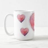Ich unterrichte Sweet Hearts Valentinstag Dope Tex Kaffeetasse (Links)