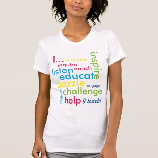 Ich unterrichte! T-Shirt (Vorderseite)