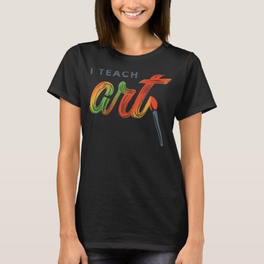 Ich unterrichte T-Shirt (Vorderseite)