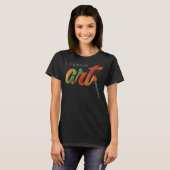 Ich unterrichte T-Shirt (Vorne ganz)