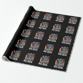 Ich unterrichte Tiny Humans Lehrerauswertungsschul Geschenkpapier (Ungerollt)