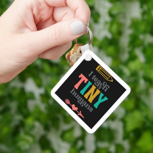 Ich unterrichte Tiny Humans Schlüsselanhänger (Hand)