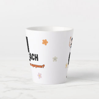 Ich unterrichte Was ist dein Superkraft Becher – G Milchtasse