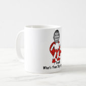 Ich unterrichte: Was ist deine Supermacht? -Rot Kaffeetasse (Vorderseite Links)