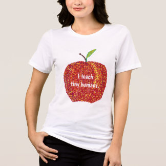 Ich unterrichte winzige Menschen, Pointillismus Ap Tri-Blend Shirt