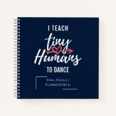 Ich unterrichte winzige Menschen, um Personalisier Notizblock (Vorderseite)